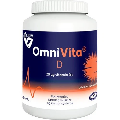 OmniVita D 250 kapsler.